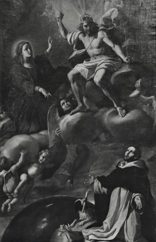 Stefani, Bruno — Preti Mattia - sec. XVII - Visione di san Domenico — insieme